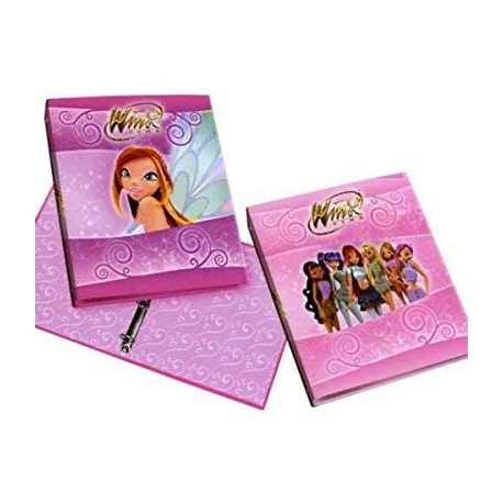 COPERTINA ANELLI A4 WINX SCUOLA ELEMENTARE BAMBINA