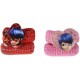 ACCESSORI CAPELLI LADY BUGS  DISNEY MIRACULES CONFEZIONE REGALO 5 PEZZI