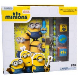 "MINIONS Diario Segreto con Lucchetto e 6 Accessori - Set Regalo Creativo per Bambini"