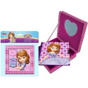 Diario Segreto Disney Principessa Sofia con Specchietto a Forma di Cuore e Scatola Regalo – 12 cm, Perfetto per Bambine