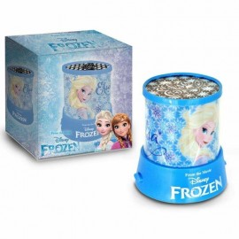 Lampada da Tavolo Frozen Disney con Proiettore di Luce Notturna a LED per Bambina – Lampada Magica per Cameretta con Effetto Wow