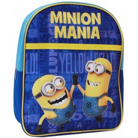 Zaino Scuola Minions Cattivissimo Me Blu - Bambini Asilo e Tempo Libero 30 cm