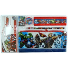 ASTUCCIO TOMBOLINO SCUOLA CON ACCESSORI AVENGERS MARVEL SET SCUOLA IN BLISTER