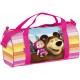 Borsone Masha & Orso Disney con Tracolla, Borsa da Viaggio e Palestra per Bambini - Dimensioni 40x27x17 cm