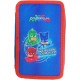 Astuccio Scuola PJ Masks Multiscomparto con 3 Zip - Completo di Pennarelli Giotto e 45 Accessori"