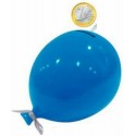 Salvadanaio Palloncino in Ceramica Azzurra - 17x13x12 cm, Perfetto per Risparmiare con Stile!