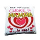 Cuscino Regalo: Cuore di Mamma - 100% Dolcezza e Affetto in un Cuscino Morbido"