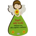 Magnete Angeli In Legno Da Appendere Con Sonaglino In Legno Naturale Con Sonaglino X LA SORELLA