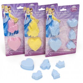  Stampo in Silicone Disney Principesse per Dolci e Muffin - Giallo