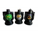 Set di 3 Candele Halloween "Simpatici Mostri" – Decorazioni Festive, Altezza 9 cm