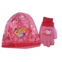 Set Cappellino e Guanti Principesse Disney Bambina (2-5 Anni) – Caldo e Morbido per l'Inverno