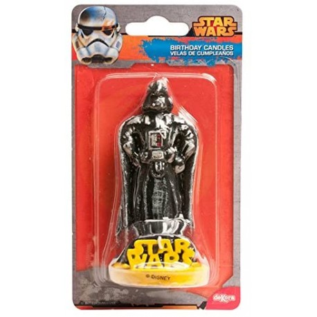 "Candela 3D Darth Vader Star Wars per Torte e Dolci - Altezza 10 cm"