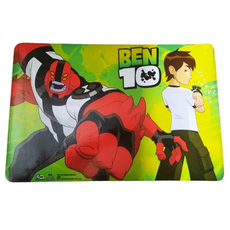 Tovaglietta Americana Ben 10 Marvel - Plastica Morbida Antiscivolo, Ripiegabile e Lavabile (44x30 cm)