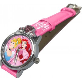 Orologio da Polso Analogico Disney Principesse Corona con Scatola Regalo Decorata