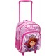 Zaino Asilo con Trolley Principessa Sofia Disney - Manico Allungabile e Ruote - 30 cm