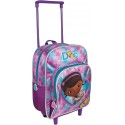 Zaino Asilo con Trolley Dottoressa Peluche – Ruote, Manico Allungabile, Spallacci Imbottiti, 30 cm